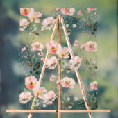 Floral Wildflower Achtergrond Acryl Bord (Neutraal)