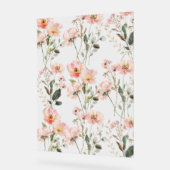 Floral Wildflower Achtergrond Acryl Bord (Hoek)
