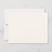 Floral Wildflower Fotodoop Bedankkaart (Achterkant)