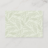 Floral Wildflower Luier Raffle Baby shower Informatiekaartje (Achterkant)