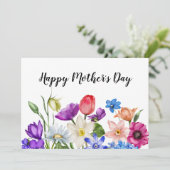 Floral Wildflower Moederdag (Staand voorkant)