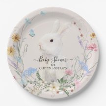 Floral Wildflower Waterverf Konijnenvinvis