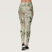 Floral William Morris Medway Pattern Leggings (Achterkant)