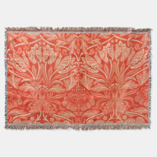 Floral William Morris Pattern Deken (Voorkant)