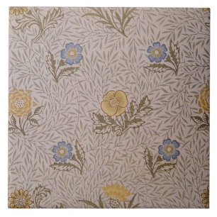 Floral  William Morris Powded Wallpaper Tegeltje