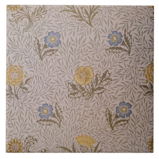 Floral William Morris Powded Wallpaper Tegeltje