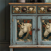 Floral William Morris Style Unicorn Tissuepapier