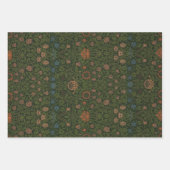  Floral William Morris Violet Columbine Inpakpapier Vel (Voorkant)