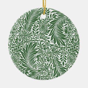  Floral William Morris Willow Bough Green Keramisch Ornament