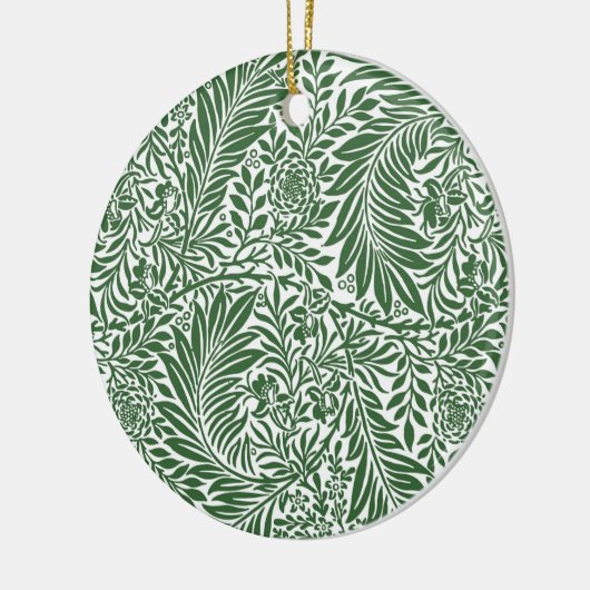  Floral William Morris Willow Bough Green Keramisch Ornament (Links)