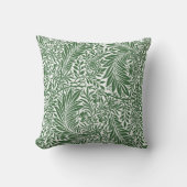 Floral William Morris Willow Bough Green Kussen (Voorkant)