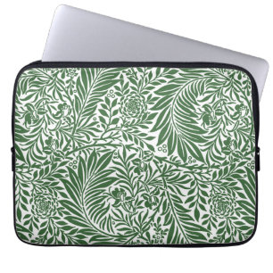  Floral William Morris Willow Bough Green Laptop Sleeve