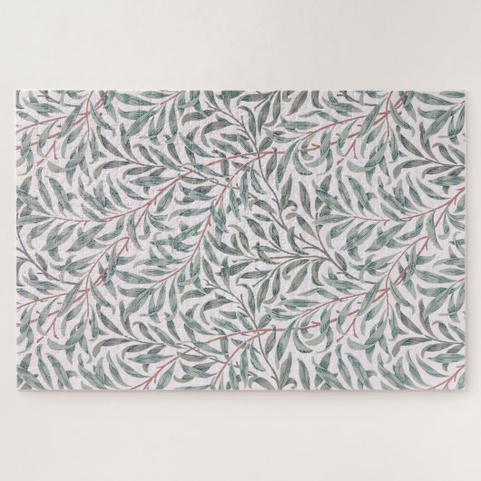  Floral William Morris Willow Bough Green Legpuzzel (Horizontaal)
