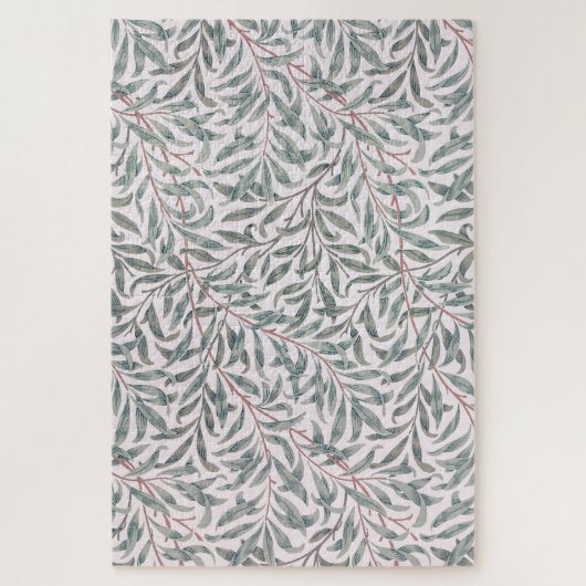 Floral William Morris Willow Bough Green Legpuzzel (Verticaal)