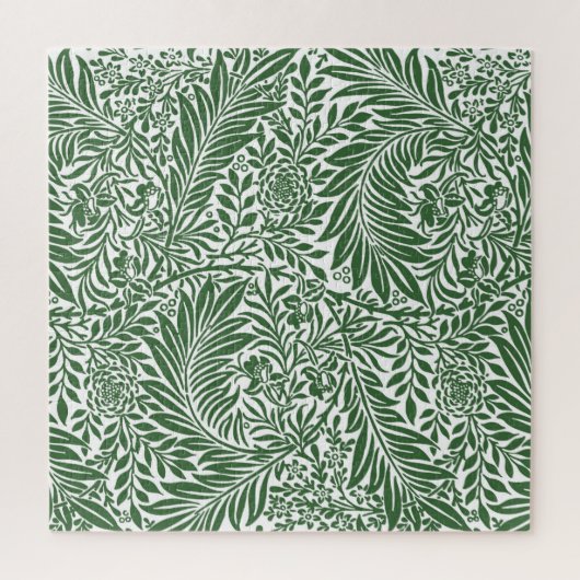 Floral William Morris Willow Bough Green Legpuzzel (Verticaal)