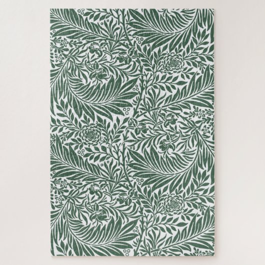  Floral William Morris Willow Bough Green Legpuzzel (Verticaal)