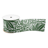  Floral William Morris Willow Bough Green Satijnen Lint (Spoel)