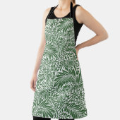  Floral William Morris Willow Bough Green Schort (Insitu)