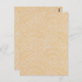  Floral William Morris Willow Bough Yellow Briefkaart (Voorkant / Achterkant)