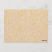  Floral William Morris Willow Bough Yellow Briefkaart (Achterkant)