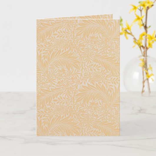  Floral William Morris Willow Bough Yellow Kaart (Gele Bloem)