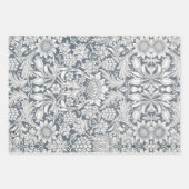 Floral William Morris Willow Sunflower Inpakpapier Vel (Voorkant 2)