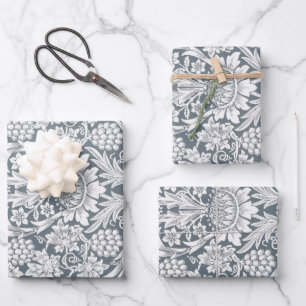  Floral William Morris Willow Sunflower Inpakpapier Vel