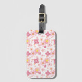 Floral Wind Snow White Travel Label Bagagelabel (Voorkant (verticaal))