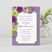 Floral Window-uitnodiging Kaart (Staand voorkant)