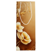 Floral Wine Gift Bag Wijn Cadeautas (Achterkant)