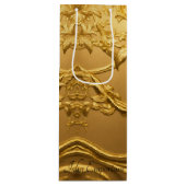 Floral Wine Gift Bag Wijn Cadeautas (Voorkant)