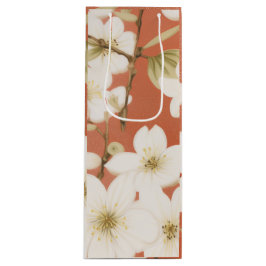 "Floral Wine Gift Bags" Wijn Cadeautas