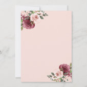 Floral Wine Tasting Brunch & Bubble Kaart (Achterkant)