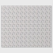 Floral Winter Cadeaupapier (Vlak)