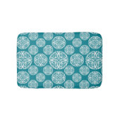 Floral wintersneeuwvlok badmat (Voorkant)