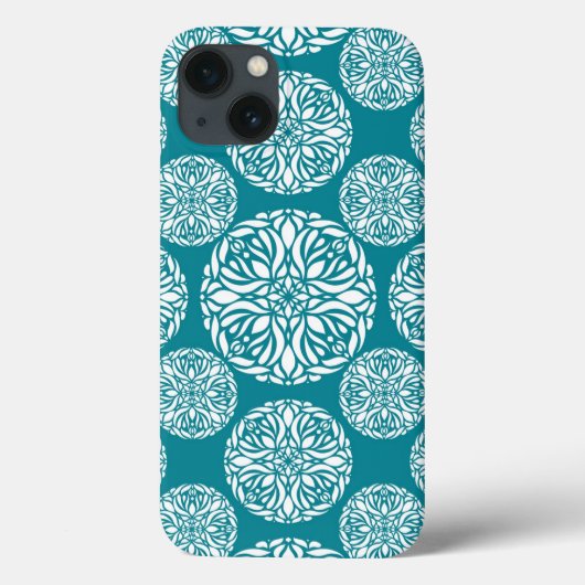 Floral wintersneeuwvlok Case-Mate iPhone case (Achterkant)