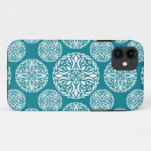 Floral wintersneeuwvlok Case-Mate iPhone case (Achterkant (horizontaal))