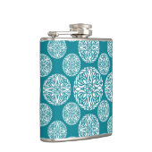 Floral wintersneeuwvlok heupfles (Rechts)