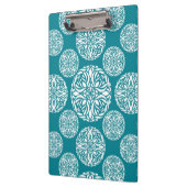 Floral wintersneeuwvlok klembord (Links)