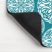 Floral wintersneeuwvlok muismat (Hoek)