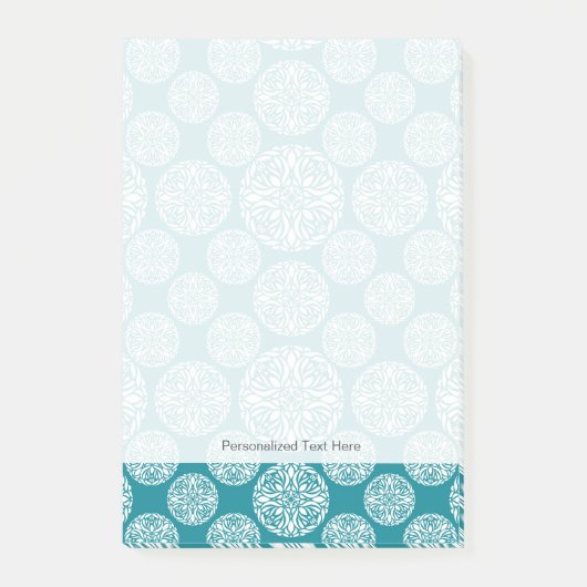 Floral wintersneeuwvlok post-it® notes (Voorkant)