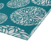 Floral wintersneeuwvlok snijplank (Hoek)