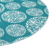 Floral wintersneeuwvlok snijplank (Hoek)