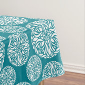 Floral wintersneeuwvlok tafelkleed (Voorbeeld)