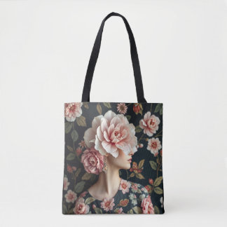 Floral Woman Art - Leven in volle bloei Tote Bag
