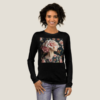 Floral Woman Art - Leven in volle bloei Tri-Blend Shirt