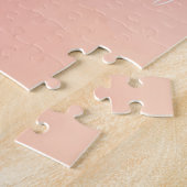 Floral Woman Botanical Waterverf Illustration Legpuzzel (Zijkant)