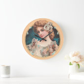  Floral Woman Grote Klok (Huis)