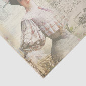 Floral  Woman ontpage Crafting Tissuepapier (Detail)