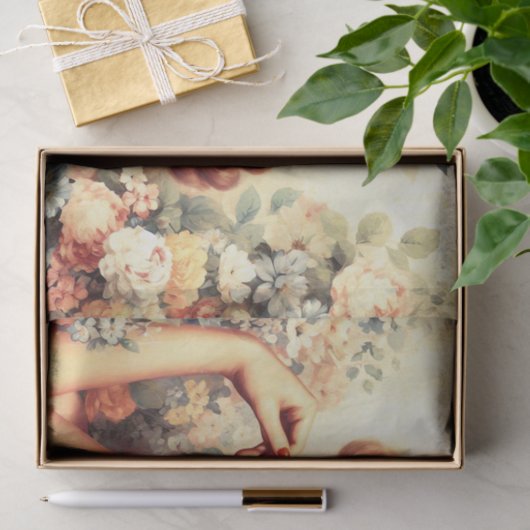  Floral Woman Tissuepapier (Geschenk)